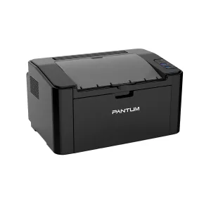 One-step driver installation interface for Pantum P2500W printer on laptop screen